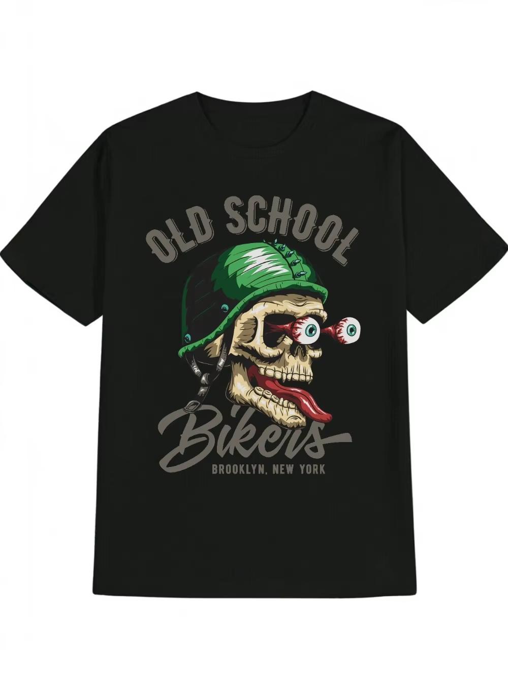 

Мужская повседневная футболка с круглым вырезом с принтом Мужской топ Мужской подарок Одежда Графическая рубашка с коротким рукавом Мужчины Женщины Всесезонная... S разноцветный