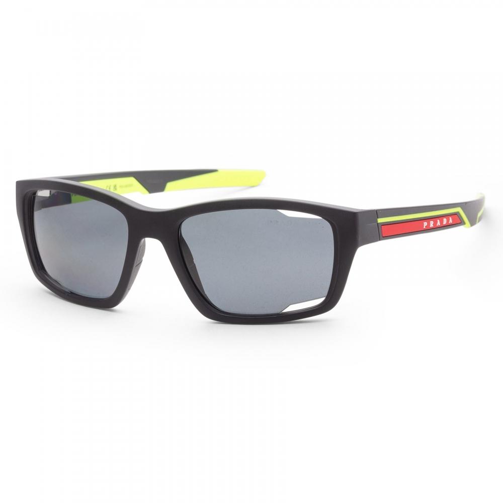 

Prada Men s PS-04YS-17G02G Linea Rossa 57mm Matte Black Sunglasses