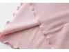 Ruffled Short-Sleeve Bra-Free T-Shirt with Integrated Breast Pads