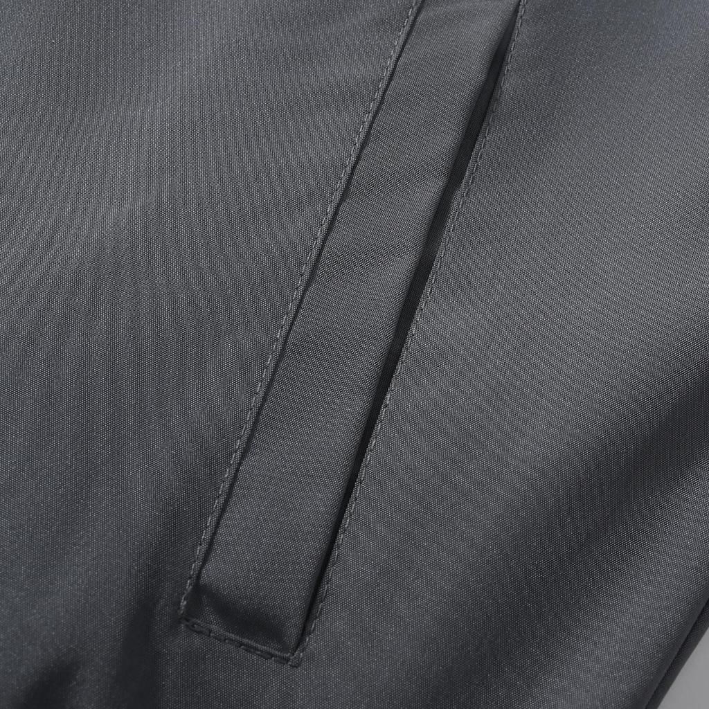 European and American Men's Stand-up Collar Jacket: Autumn/Winter Color Block Casual Coat