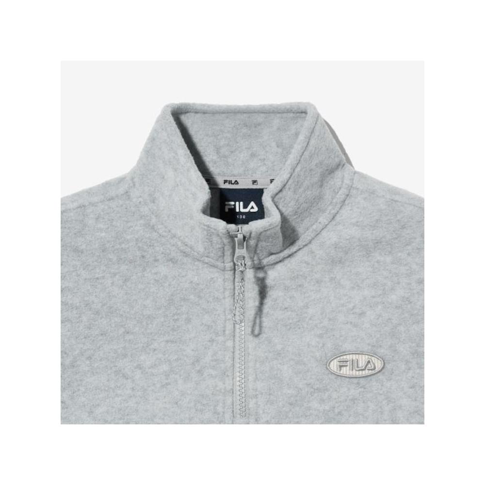 [fila Kids] Fleece Half Zip Vest Top And Bottom Set  Fk2fsg4101x Mly  q0zFk2fsg4101xMly