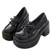 French Heightening Loafers Women's 2025 Autumn New Retro British Versatile Thick-soled Thick-heeled Mary Jane Small Leather Shoes