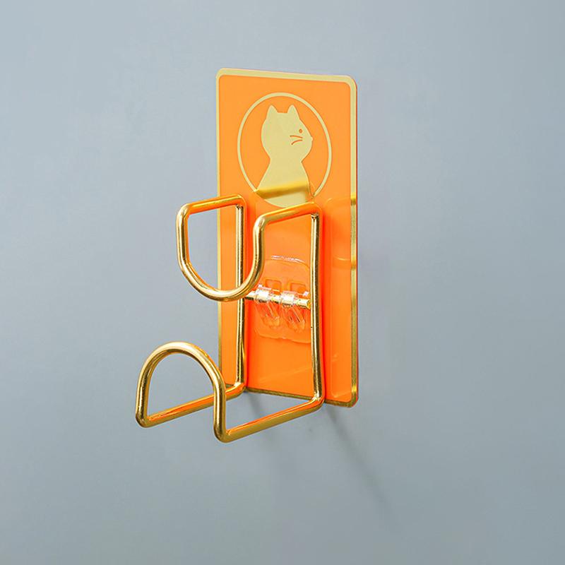 

1 шт., липкий органайзер без дырокола для ванной комнаты, кухни, бесследный умывальник, экономия места, настенный держатель с крючком, клейкая полка для хранения