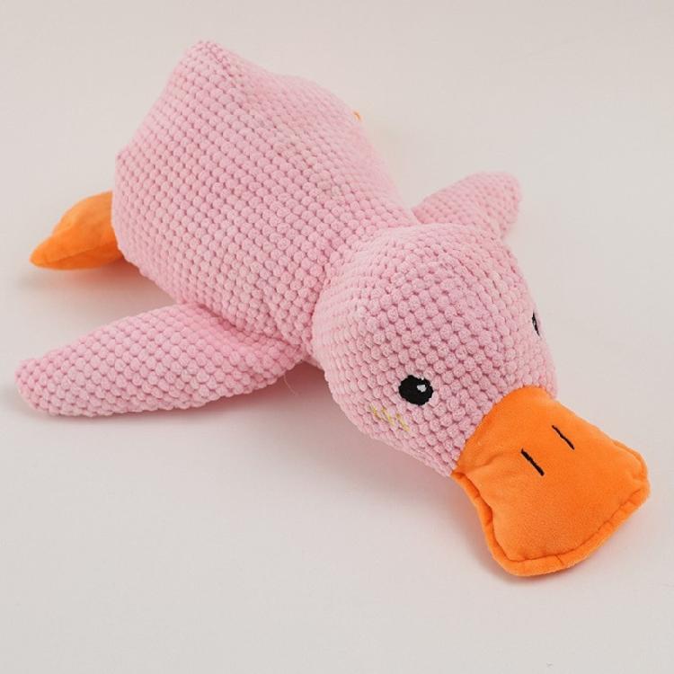 Dog Chewing Toy Plush Quack Pet Dog Snuffle Toy Encouraging Foraging Skill