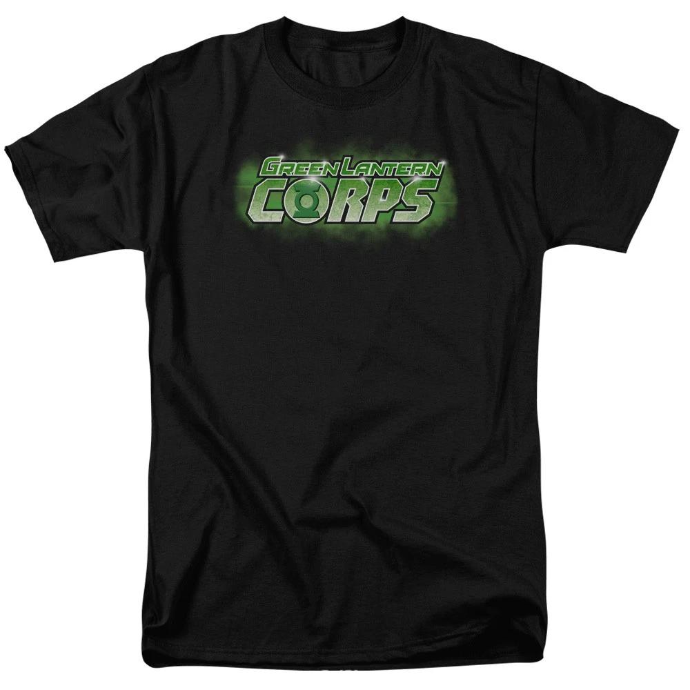 DC Comics - Green Lantern - Corps Title - Adult Unisex T-Shirt - Black S