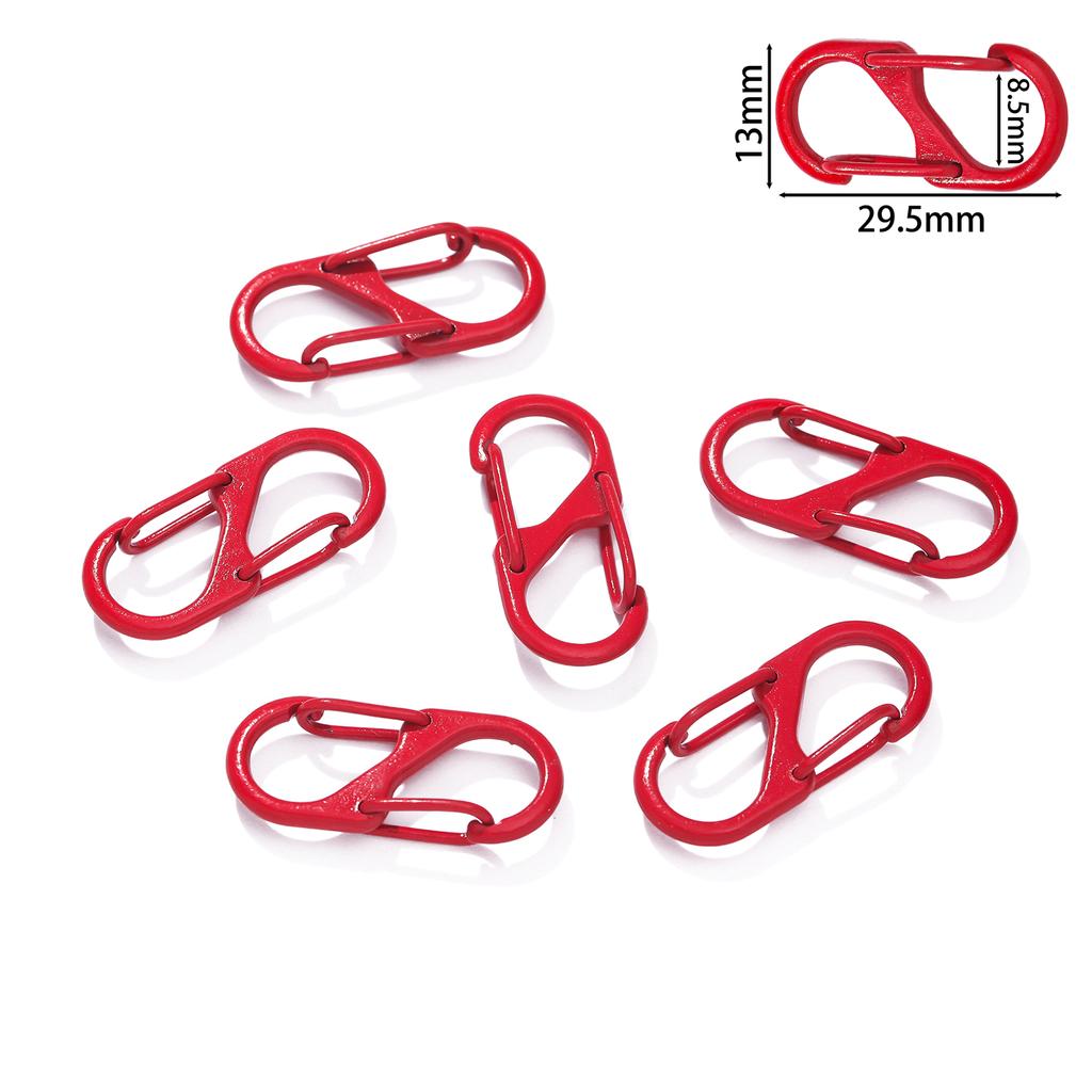 5Pcs/lot Colorful S Shape Spring Clasp End Clasps Hooks Chain Connectors For Bracelet Necklace DIY Jewelry Making Supplies
