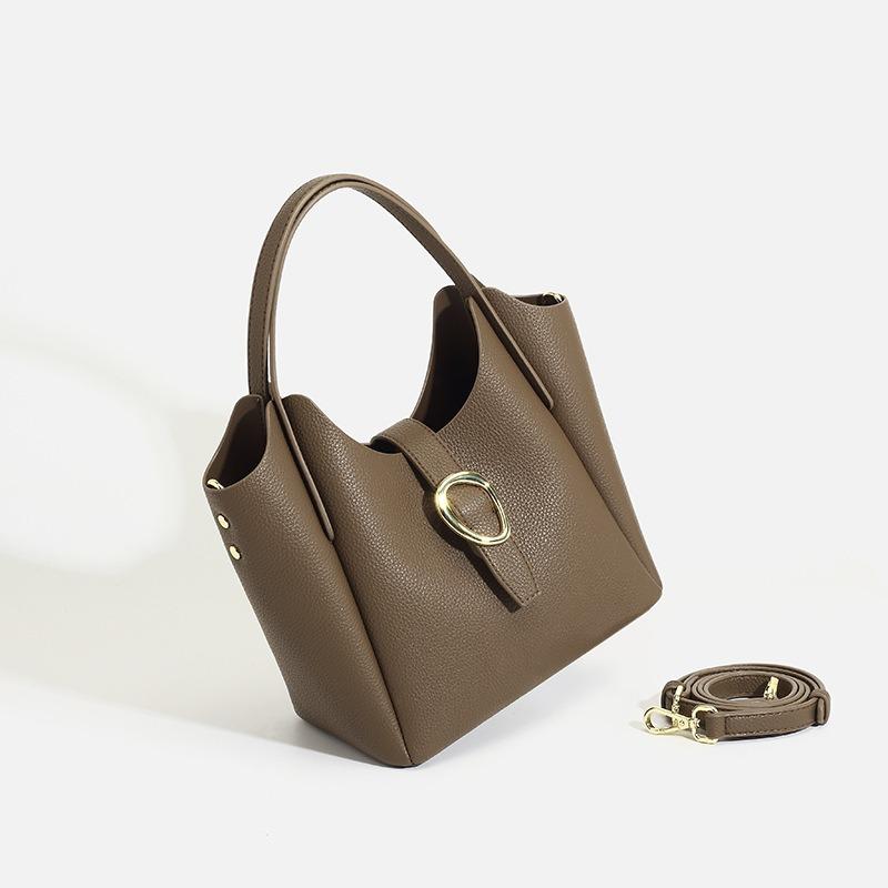 Leather Women's Bags New Large-capacity Women's Bags Commuter Bags Tote Bags Versatile Single Shoulder Crossbody Portable