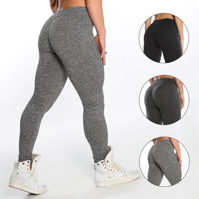 Bhome Womens Leggings Yoga Track Pants Running Workout Gym Sportswear Low Waist