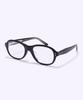 Alloaiweeo [Frame Black] Fbg7602 0920G Black Acetate Eyeglass Frame Blue Light Lens Selection