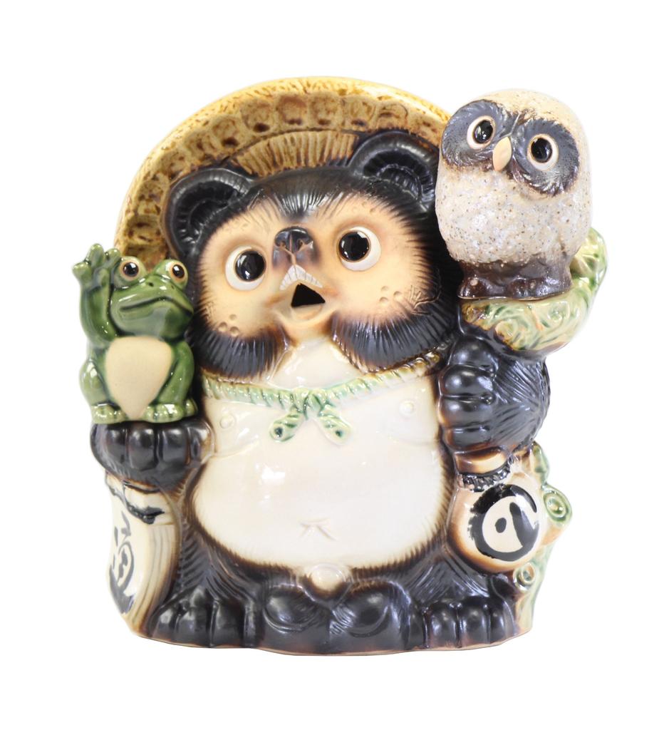 Touri "Shigaraki Ware" Manganjoju Tanuki 8.5 Size SA30-10