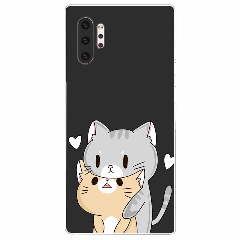 Phone Case For Samsung Note 10 Pro Plus Cover Note10 Silicone Soft Painted Wolf Coque for Samsung Galaxy Note 10 Lite TPU Bumper