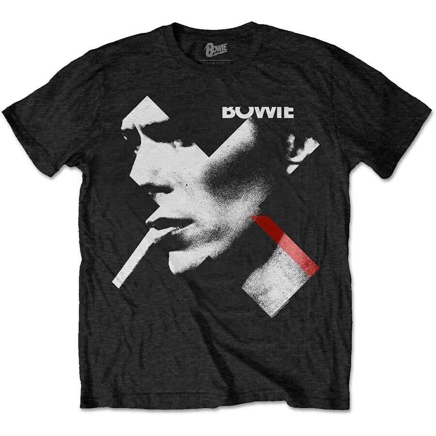 David Bowie-X Smoke Red--Black T-shirt M