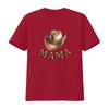 Vintage Western Cowboy Hat Mama Lettering Print Casual T Shirt Vintage Washed Slightly Versatile Graphic Unisex Stylish