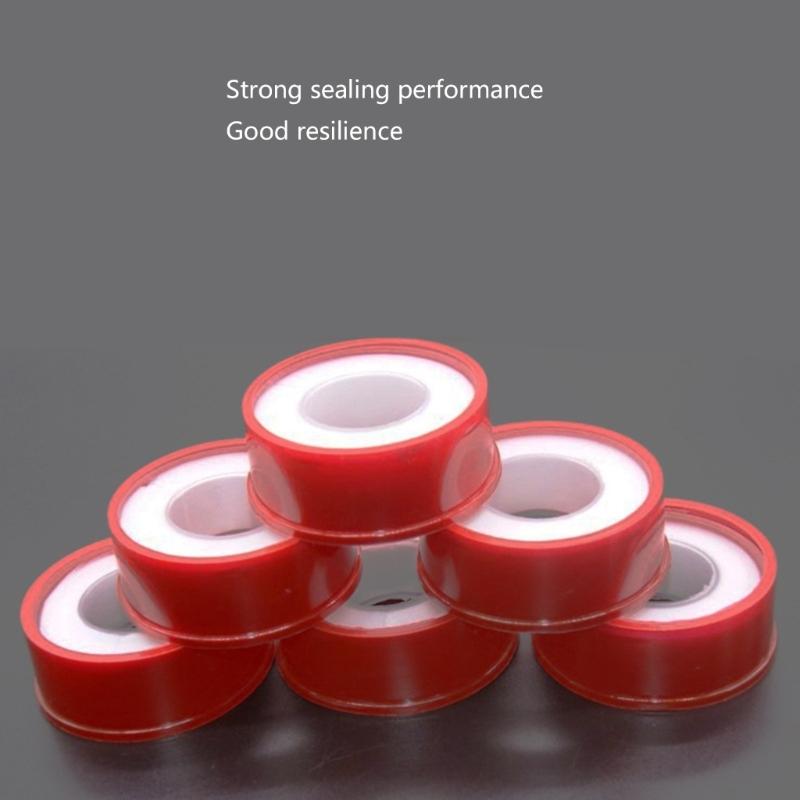 PTFE Water Seal Tape for Plumbing High Temperature Resistant & Corrosion Proof Sealant Tape Efficiency Tape for Home Use