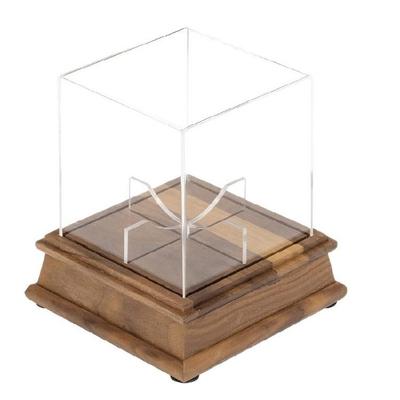 Modern Clear Acrylic Baseball Memorabilia Showcase Stand For Collections Display Case Signature Ball Holder