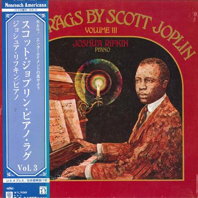 LP Record JOSHUA RIFKINPIANO  Piano Rags By Scott Joplin Vol.3 G5008H NONESUCH 1974 Japan Obi Jazz Used