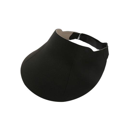 

Children Hat Seamless Hollow Top Design Full Face Sun Protection Hat Adjustable Head Circumference Breathable Summer Cap чёрный