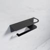 Carbon Steel Toilet Paper Holder Wall Mounted Convenient Toilet Paper Stand Multifunctional Moisture-proof Toilet Paper Storage
