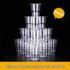 ZISIZ Thickened Transparent Disposable Plastic Cups