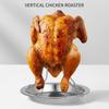 Chicken Vertical Grill Rack Steel Nonslip Design Perfect For Roasting Various Meats Easy Maintenance Kitchen Gadget