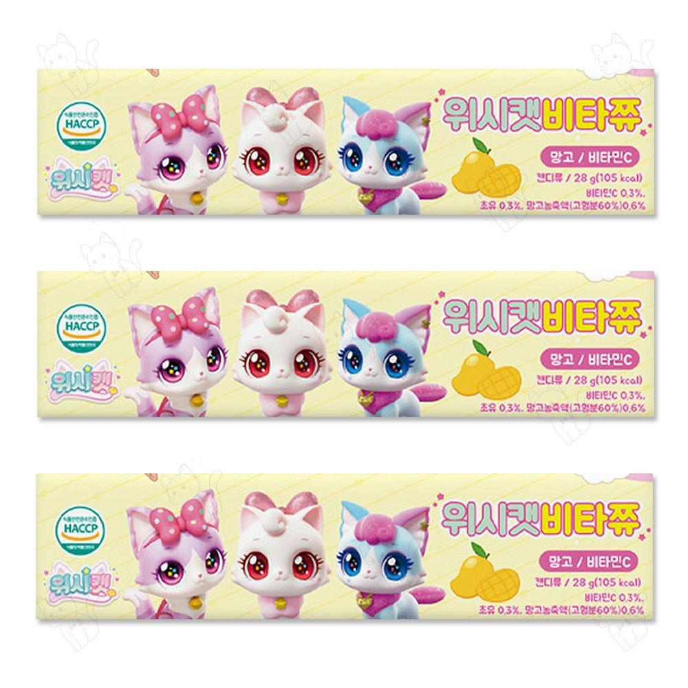 Wishcat VitaJju Mango/Vitamin C 3 pcs 28g