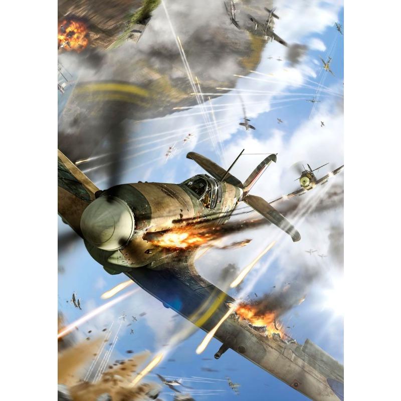 Weltkrieg Hawker Hurricane Flugzeug Poster Drucke Leinwand Malerei Spitfire Formation Wandkunst Bilder für Wohnzimmer Dekor