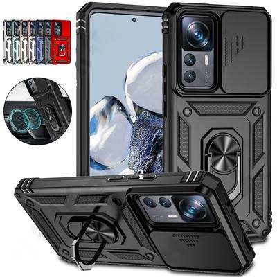 Case For Xiaomi 12T Redmi Note 11 Pro 11S Note 10 Pro Poco X4 X3 M3 11T Slide Lens Camera Duty Armor Rugged Military Grade Cover