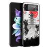Japanese Bushido Samurai Phone Case for Samsung Galaxy Z Flip 3 4 5 Shell For Samsung Z Flip3 Flip4 Hard PC Fundas Bumper Cover