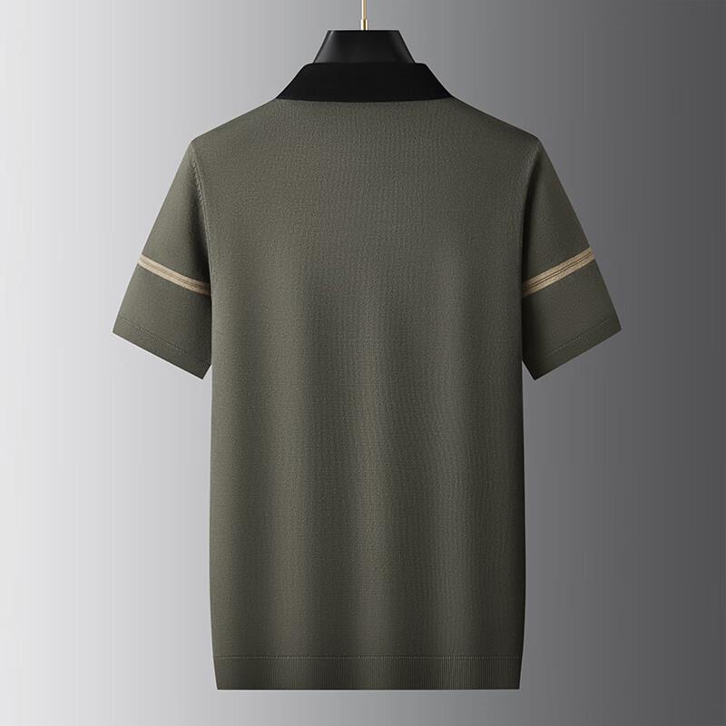 Men's Plus Size Business Casual Polo T-Shirt