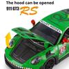 1:32 911 Gt3 Rs Panamera Racing Car Toy Models Alloy Diecast Doors Opened Exquisite Interior Pull Back Ornament Sports Cars Gift