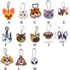 PVC Key Dust Cover Animals Shape Key Pendant Coat Small Key Protective Case  Keys
