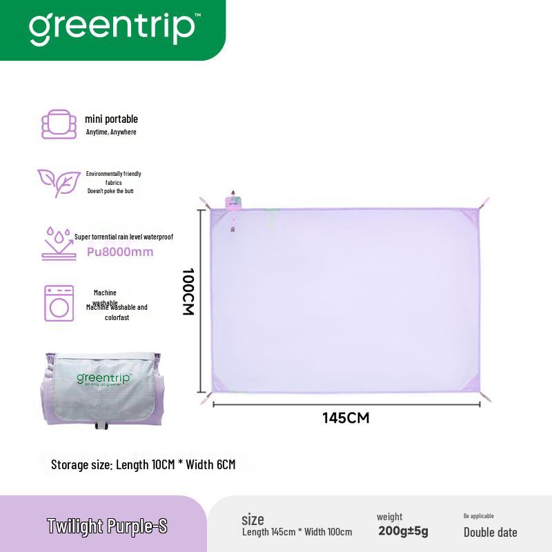 Kompakte wasserdichte Picknick- und Strandmatte für den Außenbereich