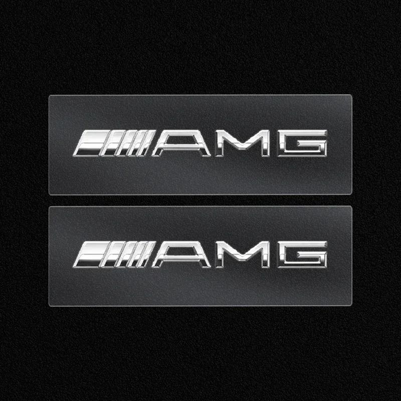 Auto Vordersitz Kopfstützen Abzeichen Aufkleber Auto Seitenfenster Aufkleber für Mercedes Benz AMG W204 W205 W212 W213 W177 W176 W117 X253 W247