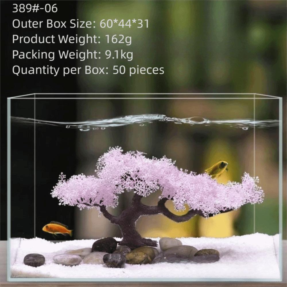 New Realistic Aquarium Fish Tank Decoration Creative Beautiful Aquarium Ornament Fish Tank Decor Pet Fish Habitat