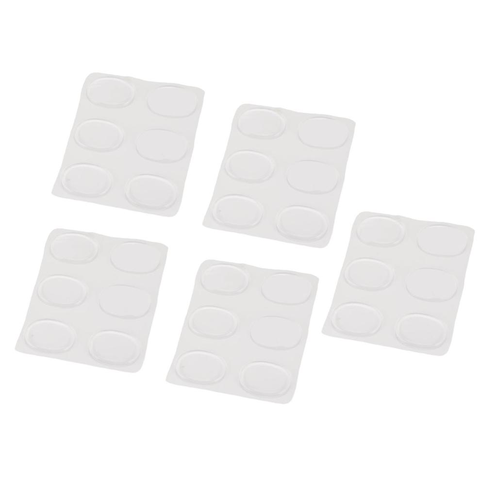 30 Pcs   Gel Pad Self Adhesive Soft Silicone Muffling Gel Pads   Dampeners for   Control