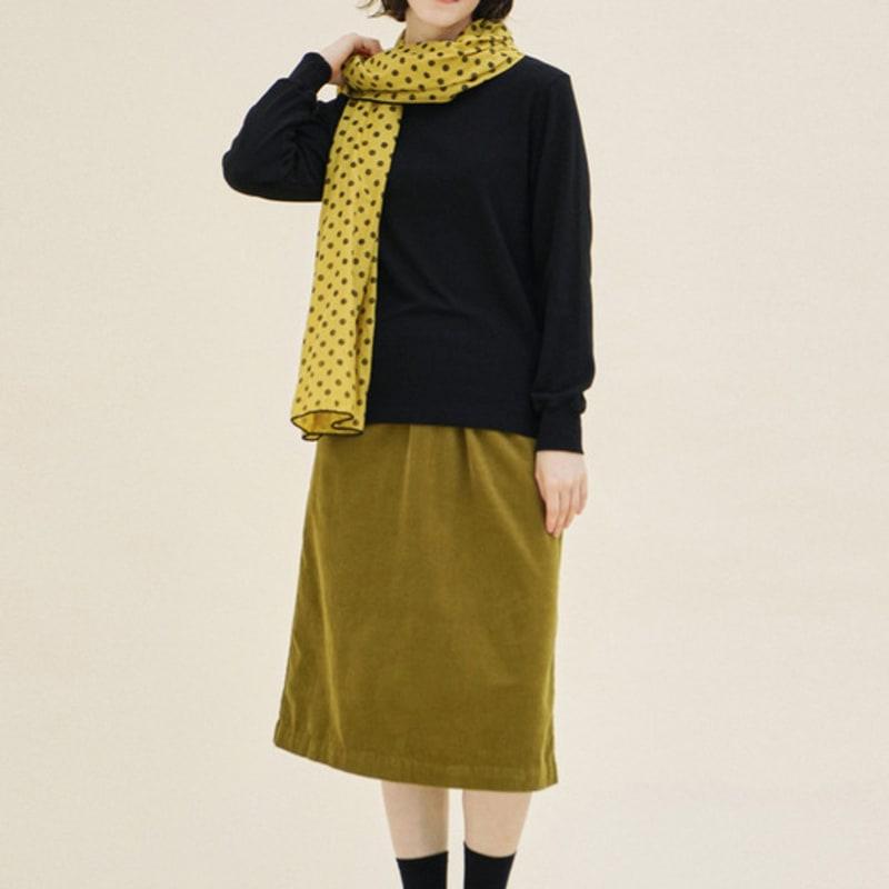 CHIQUITA Long Scarf (Dot) Olive 233702OOV