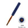 Anti Static Wood Natural Boar Bristle Hair Round Brush Hairdresser Styling Tool Teasing Brush For Hair Curly Comb Barber Salon