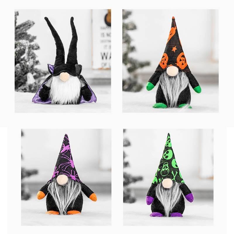 Ny Halloween No-face Dock Fönsterdisplay Dekoration För Festliga Party Scener 21cm 32cm