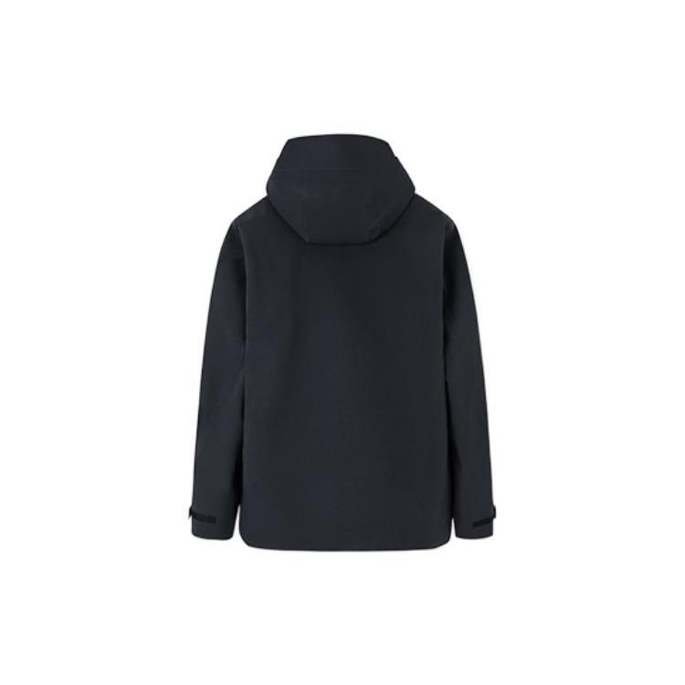 Anta Waterproof Windbreaker Jacket Unisex Basic Black 952317602-4