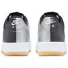Nike Air Force 1 Low 07 LV8 White Black Metallic Silver Unisex Sneakers Summit-White Gum-Yellow IB6847-100