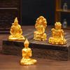 Tibetan Miniature Buddha Statues, In Various Shapes, Are Resin Handicrafts, Altar Ornaments, And Desktop Decorations