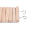 2 In 1 Wooden Ladder Flexible Natural Climbing Accessories for Hamster Chewing Mice
