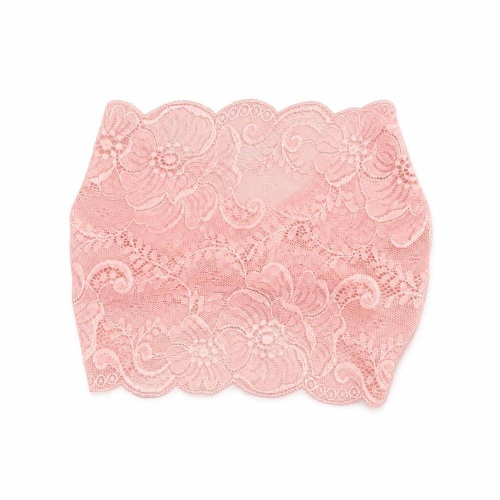Thin Style Lace Ruffled Headband Elasticity Pleated Headband Floral Hair Accessory Party Wear