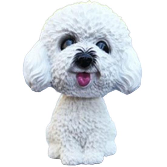 Delicate Strong Adhesion Portable Car Decor Ornament Bobbing Head Dog Animal for Automobile