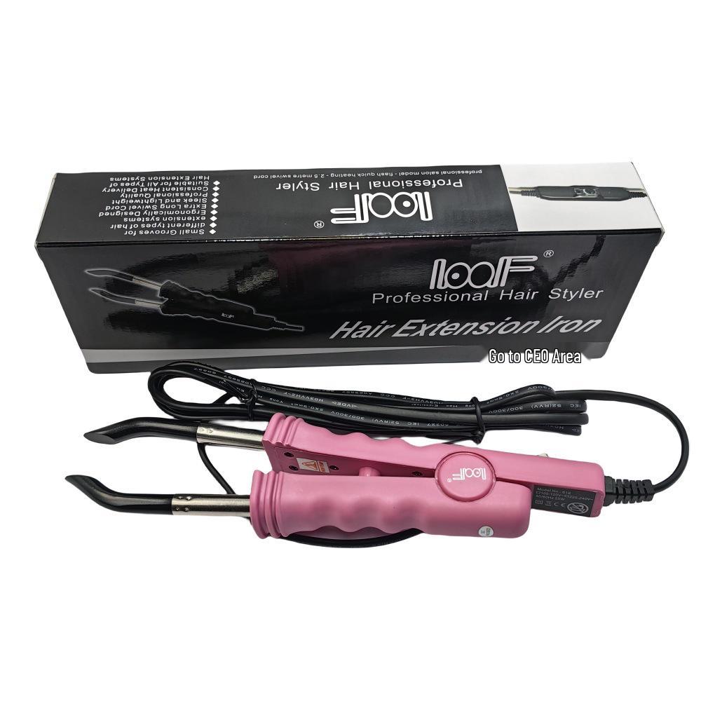 

Teflon Heating No-Residue Constant Temp Hair Extension Pliers EU Plug