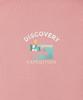 DISCOVERY EXPEDITION Unis Small Lake Graphic Short Sleeve T-Shirt (Peach)