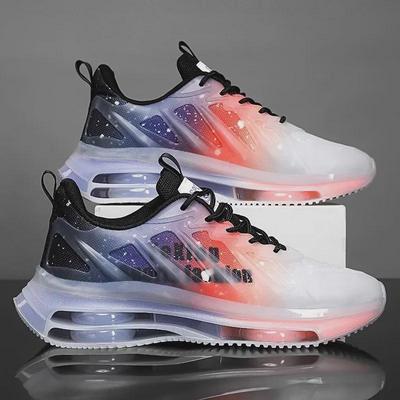 Autumn 2023 Men's Coconut Shock-Absorbing Running Shoes - Fashionable Height-Boost Design