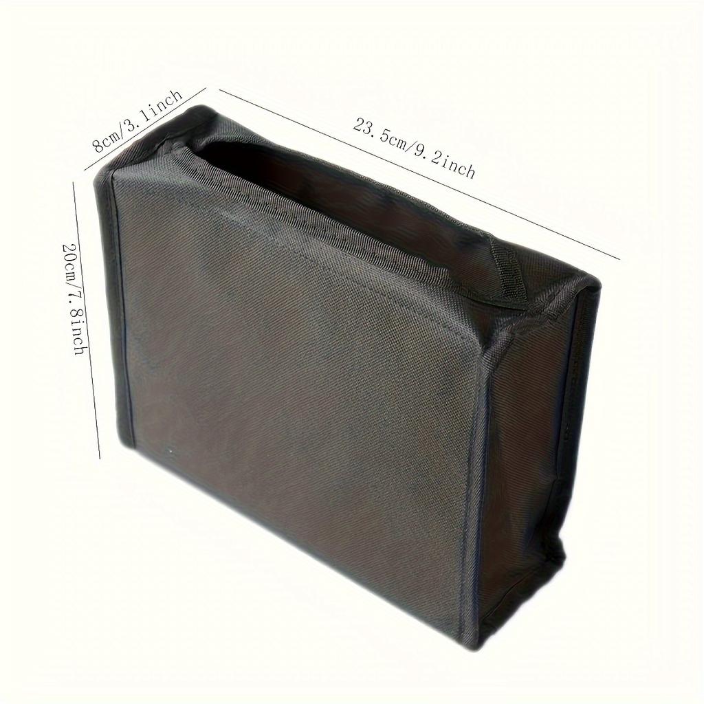 Black car-mounted garbage bin, multi-functional car-mounted storage bag, car storage box, car storage container