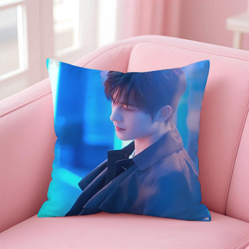 actor handsome YYang Yang Cushion Cover Pillow Case Soft Skin Friendly Fabric  Concealed Zipper