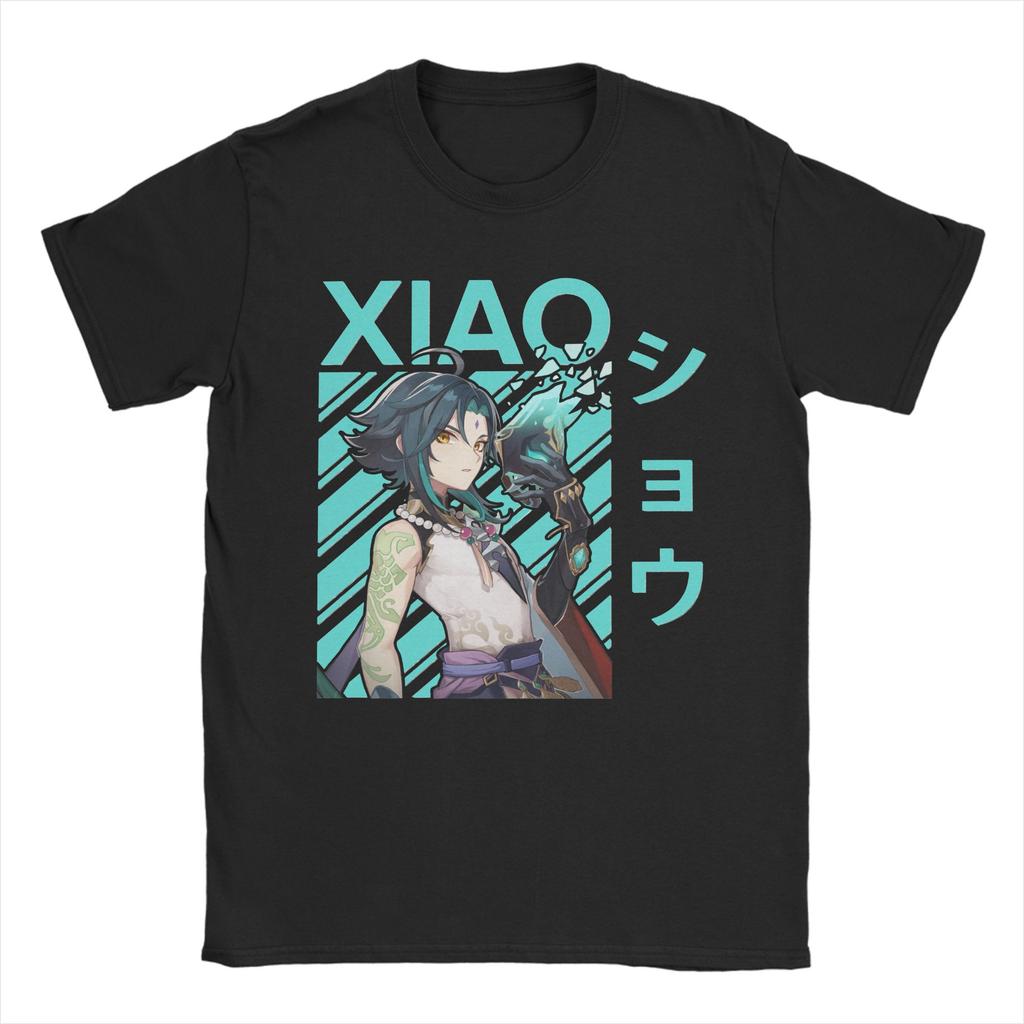 Unisex Unisex TShirt Tartaglia Wide Face Meme Genshin Impact Vintage Pure Cotton Tee Shirt Anime Game T Shirts Tops Plus Size